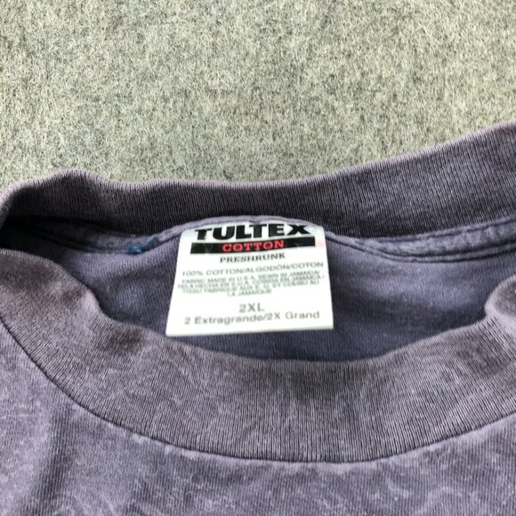 Vintage Bad Ass Coffee Shirt Mens 2XL Embroidered Logo Aloha Beach - Picture 5 of 9